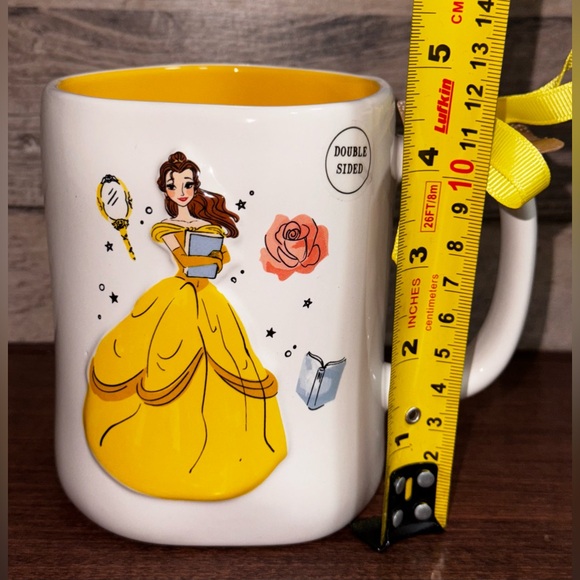 Rae Dunn Disney Beauty And The Beast BELLA Double Side Mug - NEW - Picture 7 of 8